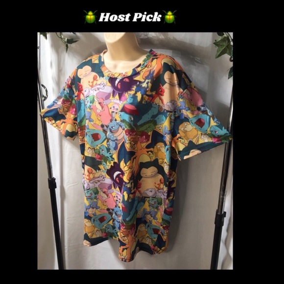 *Pokemon* Men’s Size XL (unisex) tee in light pastels. EBgames Nintendo - Picture 4 of 9